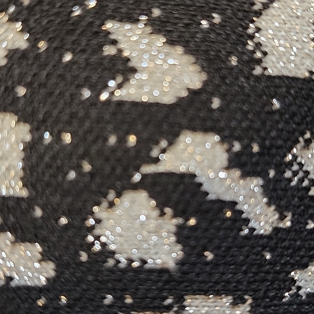 Michael Kors-Shimmery blk/gray animal print dress with bell sleeves Size XS. - Picture 14 of 15